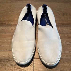 Rothy’s The Original Slip On Sneaker Bright White sz 10